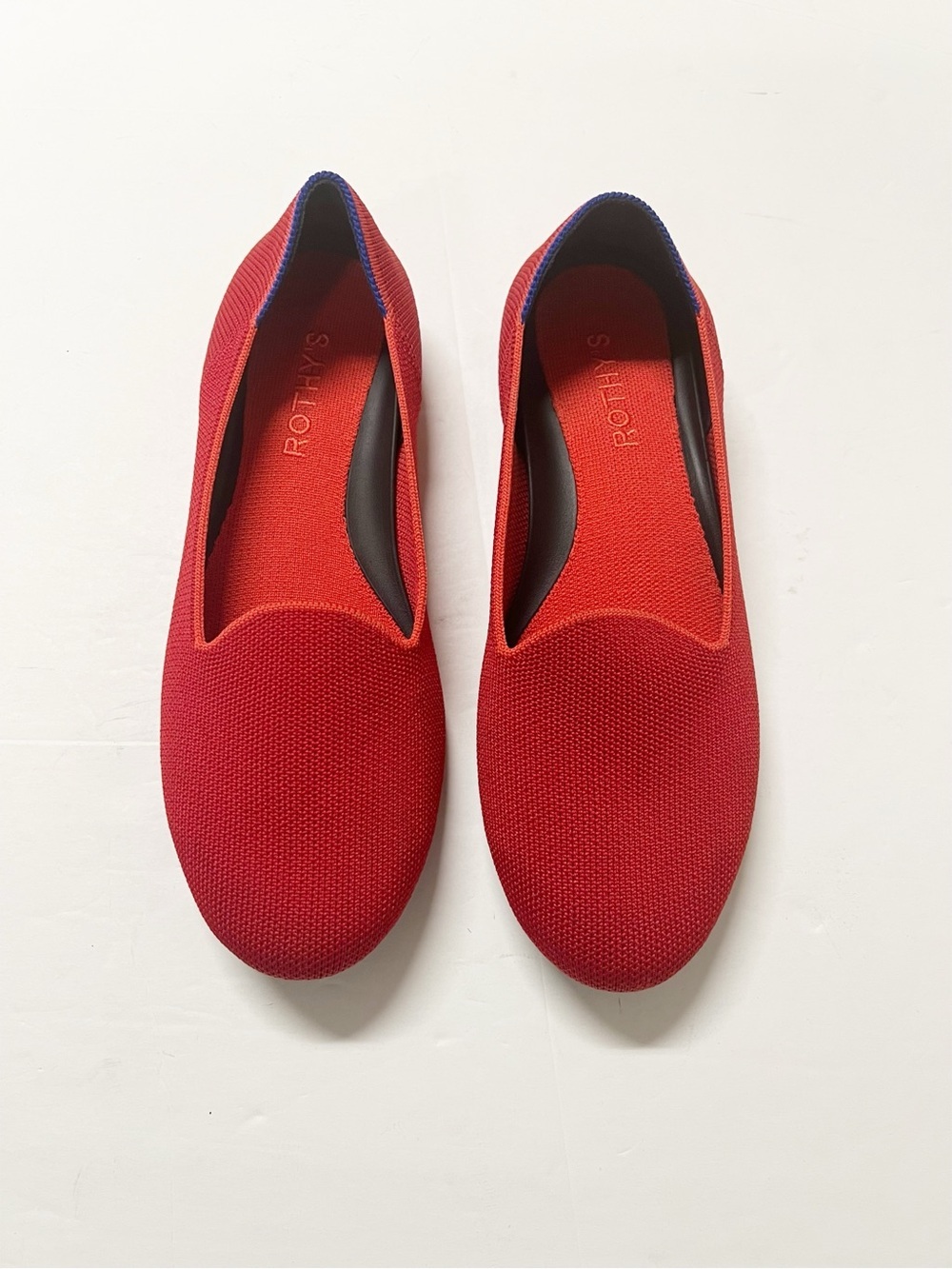 Rothy's Red Knit Flats